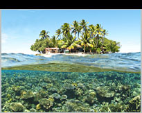 Beaches of Truk Lagoon - Snorkeling the Coral Reefs in Chuuk Micronesia. 